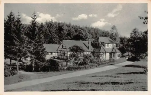 Eisenberg i. Thür. Mühltal Meuschkesmühle Postkarte AK