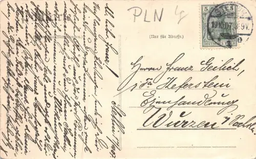 Stettin Viktoria-Platz Postkarte AK 1907
