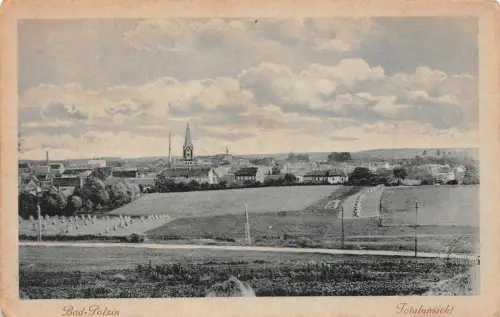 Bad-Polzin Totalansicht Postkarte AK