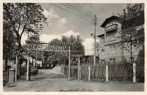 Restaurant Lützelhöhe bei Frankenberg Sachsen Postkarte AK 1931