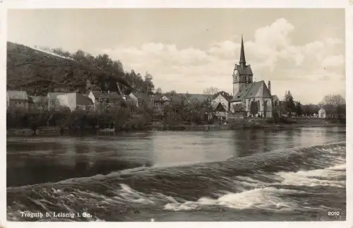 Stadtansicht Tragnitz bei Leisnig Sachsen Postkarte AK 1934