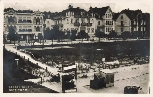 Seebad Bansin Bansinerhof Postkarte AK