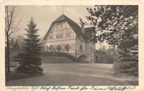Parkwirtschaft in Lengenfeld Vogtland Sachsen Postkarte AK 1907