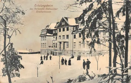 Erholungsheim in Jonsdorf Sachsen Postkarte AK 1919