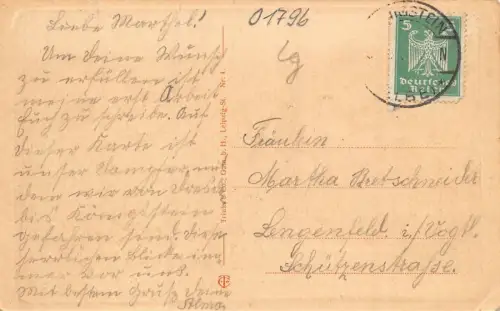 Pirna a. d. Elbe Blick von der Posta aus gesehen Postkarte AK