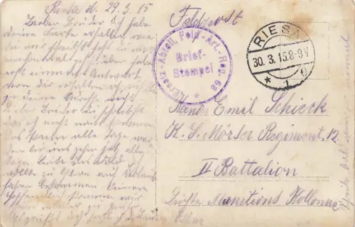 Foto AK 1.WK Soldaten Sachsen AR.68 Pickelhaube Petroleum Wache Lyk Ostpreussen