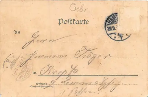 Gruss aus Hamburg Uhlenhorster Fährhaus AK 1901