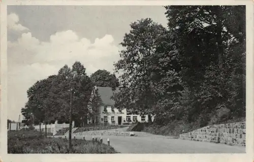 Waldschänke und Sommerfrische Oelmühle Oberschöna bei Freiberg Sachsen AK 1941