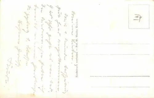 Krakau Türme der Marien St. Annakirche i. Rathaus AK