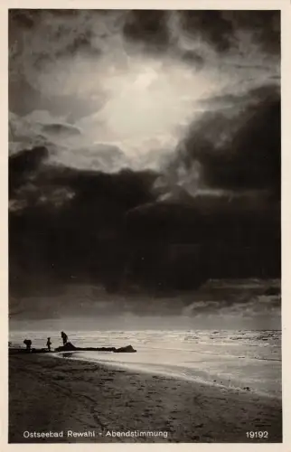 Ostseebad Rewahl Abendstimmung AK