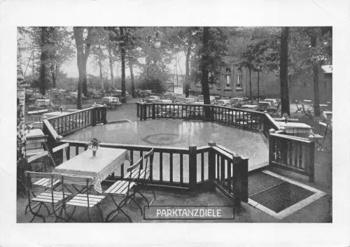 Park Hartmannsdorf bei Chemnitz am Bahnhof Limbach Postkarte