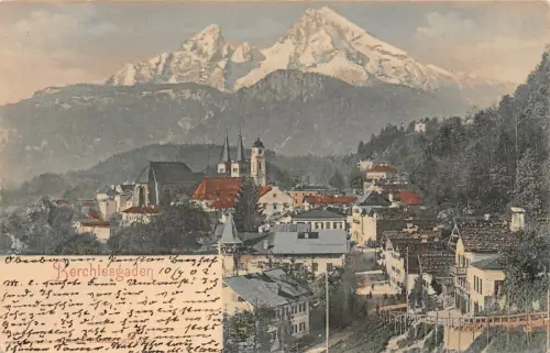 Berchtesgaden Ansicht Postkarte 1902