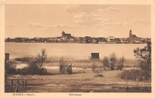 Waren i. Meckl. Müritzsee Postkarte AK