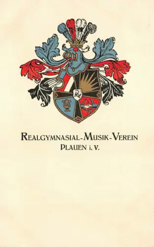 AK Plauen Vogtland Studentika Realgymnasial - Musik - Verein