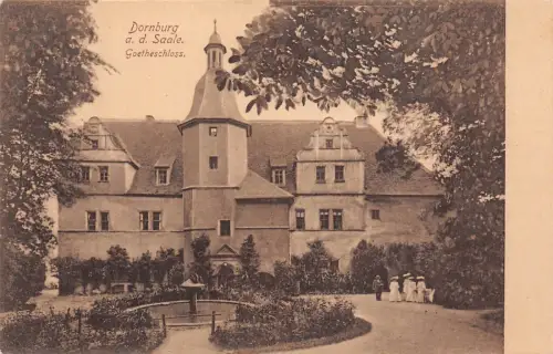 Dornburg a. d. Saale Goetheschloss Postkarte AK