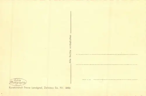 Plauen i. V. Markt mit Rathaus Postkarte AK