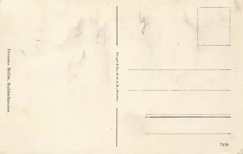 Partie am Hengst Rügen Göhren Postkarte AK
