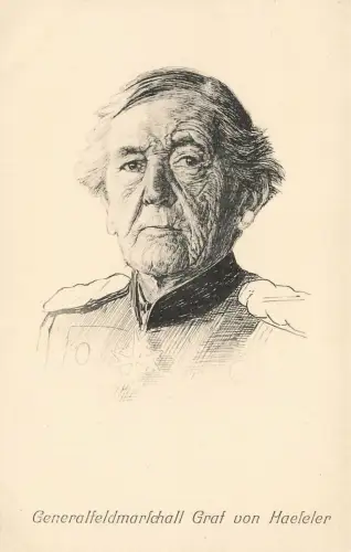 Portrait Generalfeldmarschall Graf von Haeseler Patriotika AK