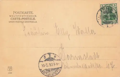 Moselbrücke in Trier Rheinland-Pfalz Postkarte AK 1906