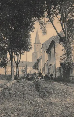 Sayda im Erzgeb. Am Lutherplatz Postkarte AK