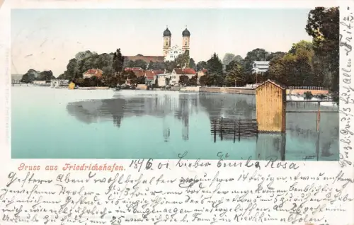 Gruss aus Friedrichshafen Baden-Württemberg Postkarte AK 1901