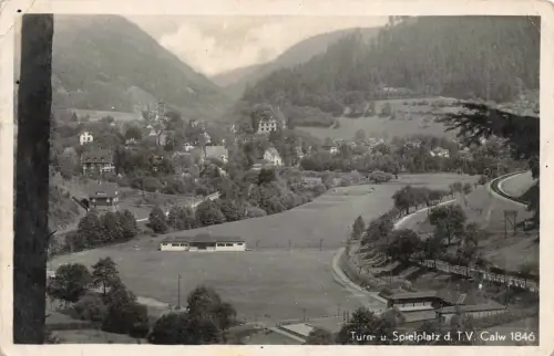 Turn- u. Spielplatz d. T.V. Calw 1846 Baden-Württemberg Postkarte AK