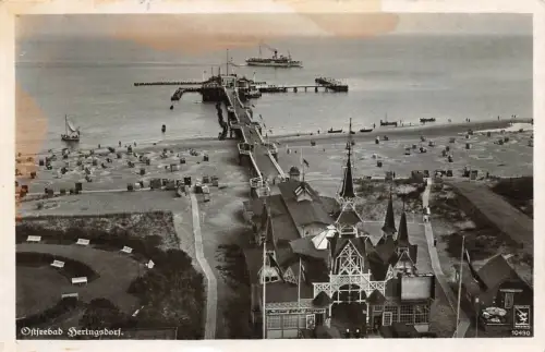 Ostseebad Heringsdorf Ansicht Postkarte AK
