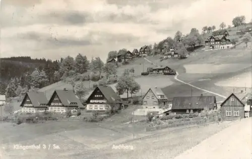 Klingenthal/Sa. Aschberg Postkarte AK 1962