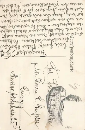 Die Isabella-Promenade im Franzensbad Böhmen Postkarte AK 1907