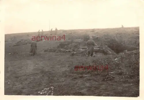 Brückenbau deutsche Soldaten Koronowa Russland Ostfront