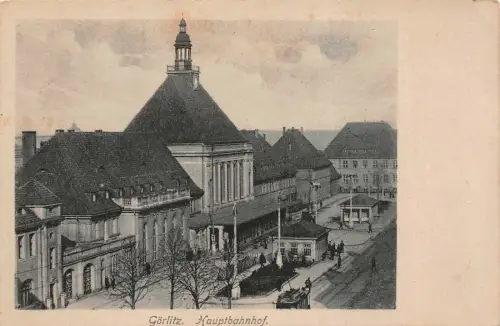 Hauptbahnhof in Görlitz Sachsen Postkarte
