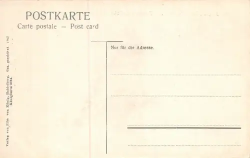 Heidelberg-Neuenheim Die Friedrichsbrücke Baden-Württemberg Postkarte AK