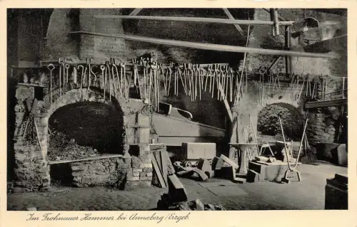 Im Frohnauer Hammer bei Annaberg Erzgebirge Sachsen Postkarte AK