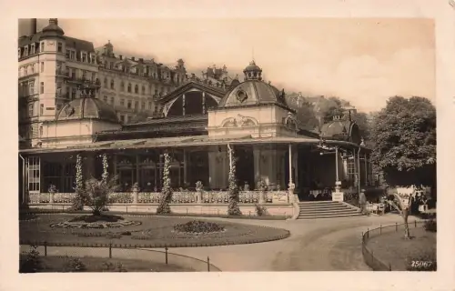 Karlsbad Postkarte AK 1939