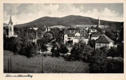 Löbau i. Sa. m. Löbauer Berg 449 m ü. d. M. Postkarte AK