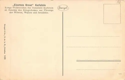 Gasthof Kaitl St. Pankraz "Eiserner Kreuz" Karlstein AK