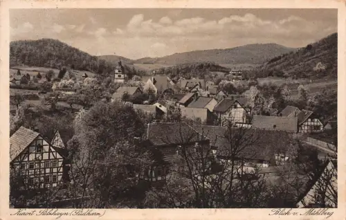 Kurort Sülzhayn (Südharz) Blick v. Mühlberg Postkarte AK 1933
