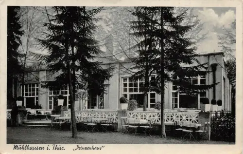 Mühlhausen i. Thür. Waldrestaurant und Kaffee Prinzenhaus AK 1936