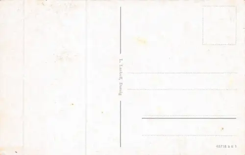 Danzig Halbinsel Hel Dorfstrasse Postkarte