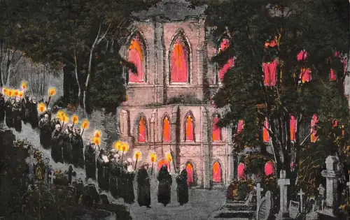 Oybin Mönchszug Postkarte AK