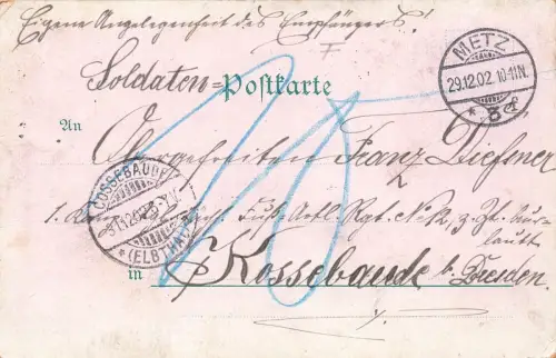 Denkmal, Schlucht Gravelotte, Jungfernwehr u. Mittelbrücke Metz Litho AK 1902