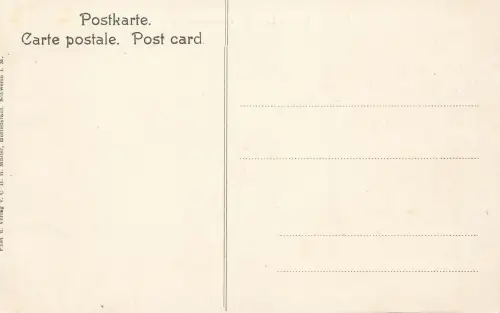 Blick auf Großherzogl. Schloss in Schwerin Mecklenburg-Vorpommern Postkarte AK