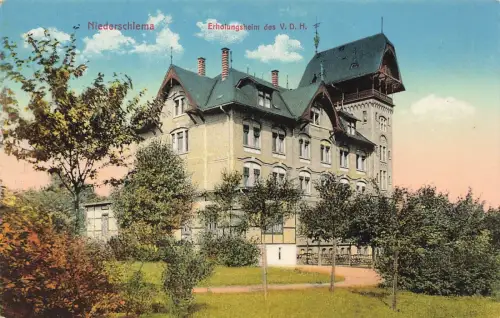 Niederschlema Erholungsheim des V. D. H. Postkarte AK