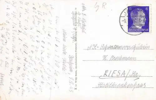 Gruß aus Ipsheim Gasthof Paul Koch Postkarte AK 1943