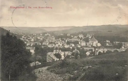 Ansicht vom Kamerunberg Klingenthal im Vogtland Sachsen Postkarte AK 1910