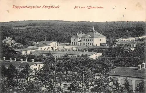 Truppenübungsplatz Königsbrück Blick vom Offizierskasino Feldpostkarte AK 1915