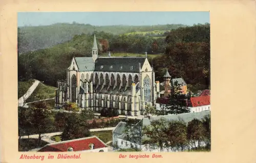Der bergische Dom in Altenberg im Dhünntal Nordrhein-Westfalen Postkarte AK 1911