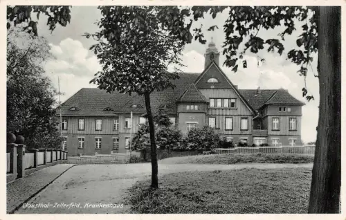Clausthal-Zellerfeld Krankenhaus Niedersachsen Postkarte AK