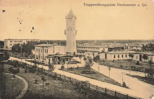 Truppenübungsplatz Neuhammer am Queis Schlesien Postkarte AK 1916