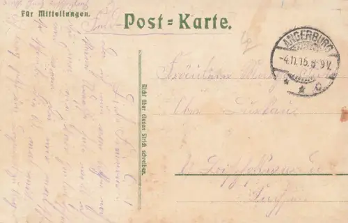 Wer nicht liebt Wein, Weib und Gesang Soldaten Patriotika Postkarte AK 1915